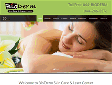 Tablet Screenshot of ebioderm.com